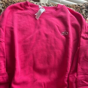 ALO Yoga Pink Sweatshirt